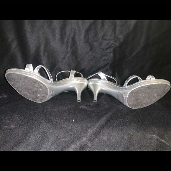 Hot tomato silver sparkle shoes worn once - Picture 4 of 4